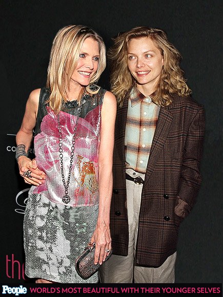 PEOPLE's 'Most Beautiful' Celebrities Posing with Their Younger Selves| Most Beautiful on Covers, Most Beautiful, Beyonce Knowles, Christina Applegate, Cindy Crawford, Drew Barrymore, Gwyneth Paltrow, Jennifer Aniston, Jennifer Lopez, Jodie Foster, Julia Roberts, Kate Hudson, Leonardo DiCaprio, Meg Ryan, Michelle Pfeiffer